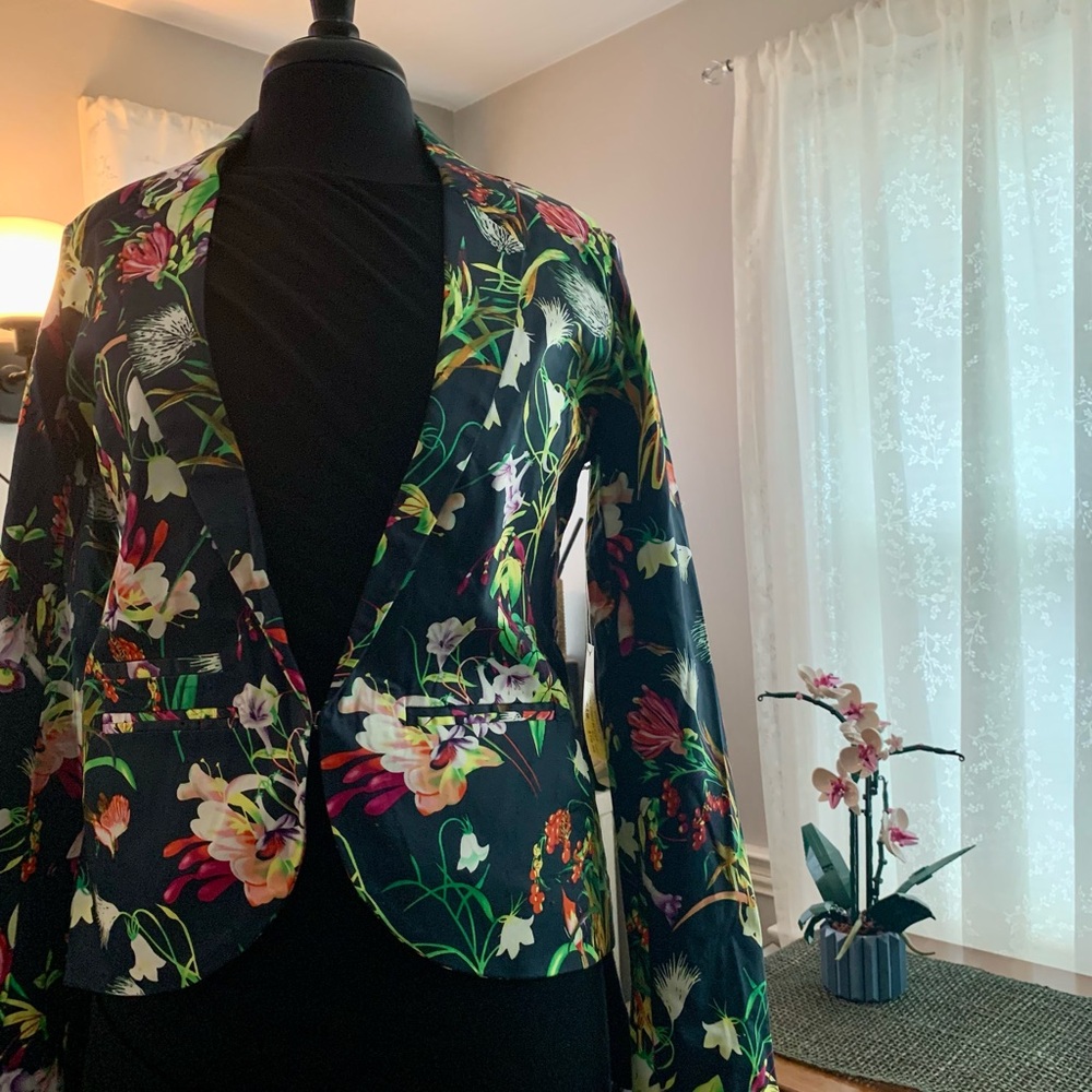 RD Style Floral Blazer - Multicolor